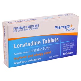 Pharmacy Choice Loratadine 10 Tablets