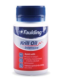 Faulding Krill Oil 500mg 50 Capsules