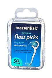 MyEssential Dental Floss Picks 50 Pack
