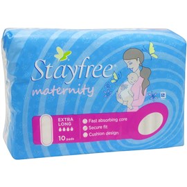 Stayfree Maternity 10 Pads