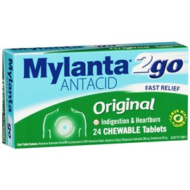 Mylanta 2Go Original Chewable 24 Tablets