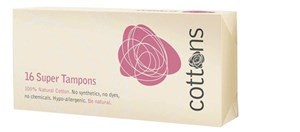 Cottons Super 16 Tampons