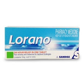 Lorano 10mg 10 Tablets