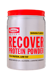 Swisse Active Recover Protein Powder Banana 900g
