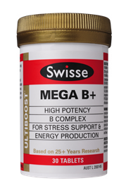Swisse Ultiboost Mega B+ 30 Tablets