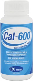 Cal-600 Calcium 1500mg 120 Tablets