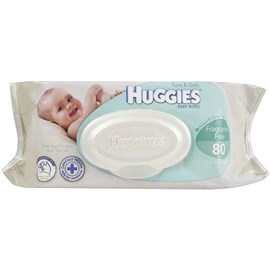 Huggies Baby Wipes 80 Refill Unscented