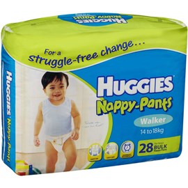 Huggies Nappy  Pants Walker Boy 28 Pack