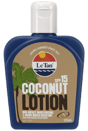 Le Tan Coconut Lotion SPF15+ 125ml