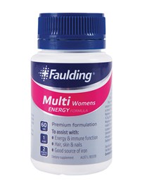 Faulding Multi Womens Energy 60 Tablets