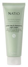 Natio Sensitive Skin Green Tea & Chamomile Night Cream 75g