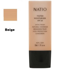 Natio Tinted Moisturiser SPF 20 - Beige
