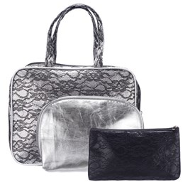 Designer Brand Cosmetic Bag Lace Set