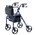 Hugo Rollator with a seat Pacific Blue